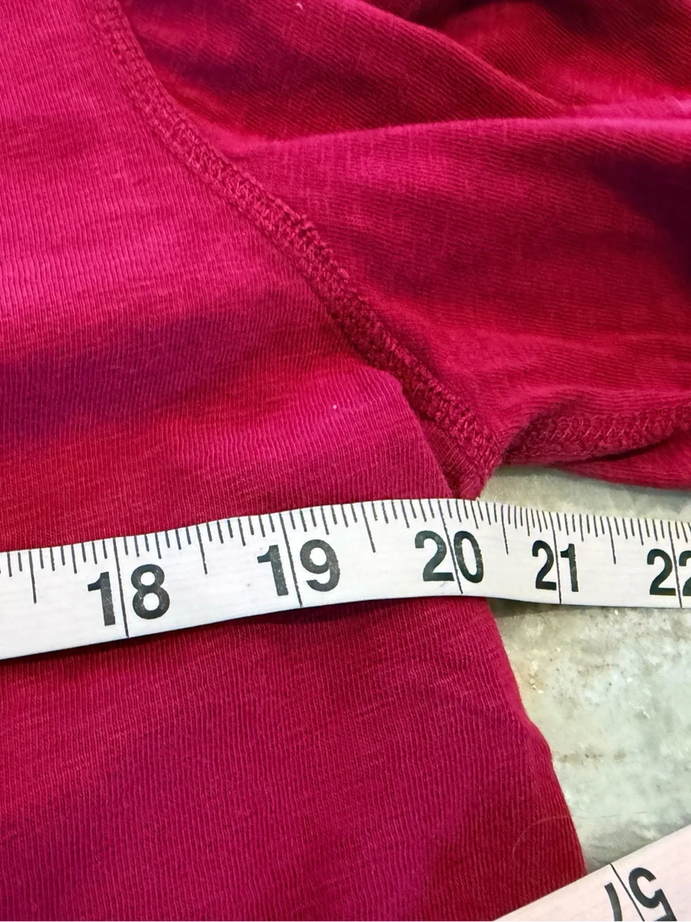 J.Crew Red 100% Cotton Long Sleeve Crewneck T Shirt Classic Tee medium